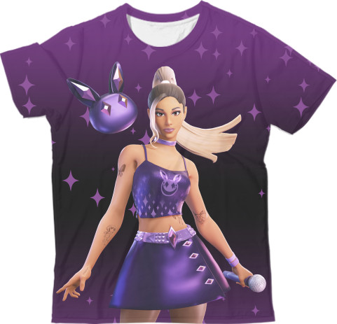 Man's T-shirt 3D - ARIANA GRANDE FORTNITE 2 - Mfest