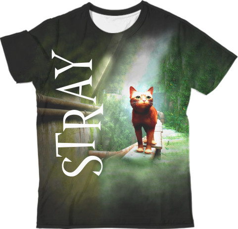 Man's T-shirt 3D - Lost Cat STRAY - Mfest