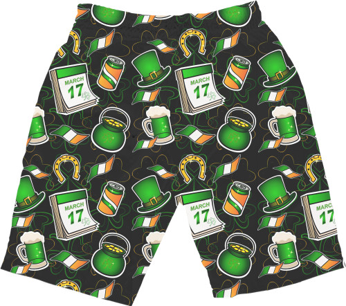 Men's Shorts 3D - Patrick's Day - Mfest