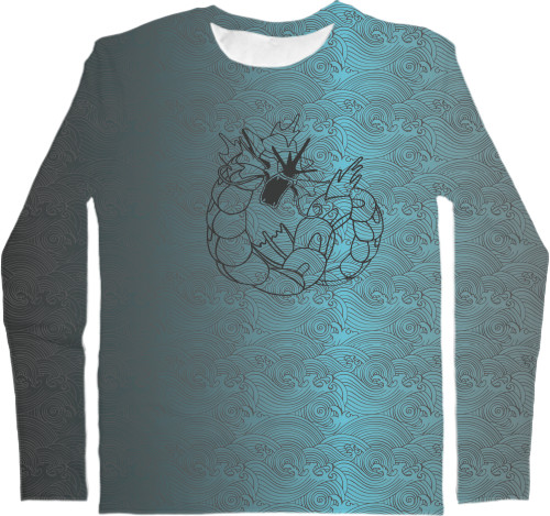 Kids' Longsleeve Shirt 3D - POKEMON GYARADOS - Mfest