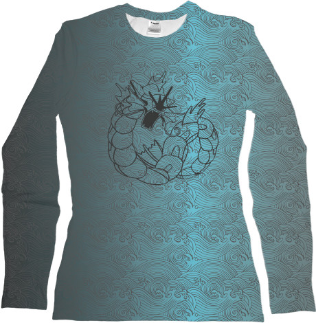 Women's Longsleeve Shirt 3D - POKEMON GYARADOS - Mfest