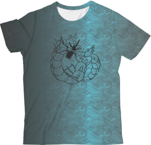 Kids' T-Shirt 3D - POKEMON GYARADOS - Mfest