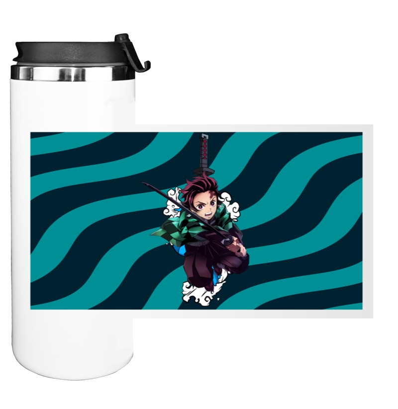 Water Bottle on Tumbler - Tanjiro Kamado 2 - Mfest