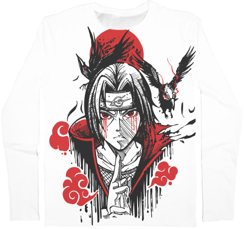 Men's Longsleeve Shirt 3D - Itachi - Mfest