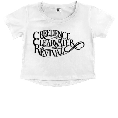 Kids' Premium Cropped T-Shirt - Creedence Clearwater Revival - Mfest