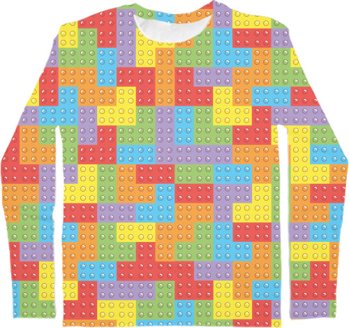 Kids' Longsleeve Shirt 3D - Pop it 8 - Mfest