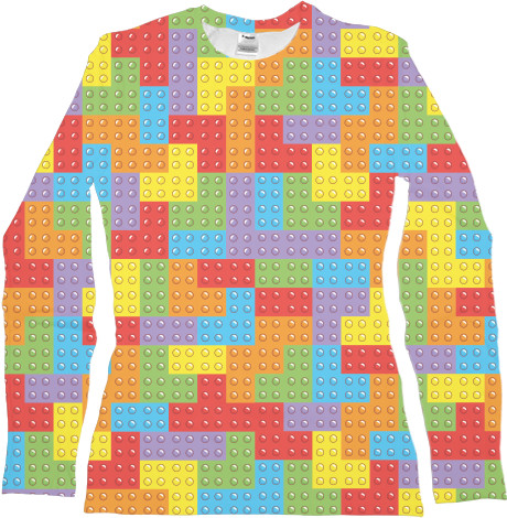 Women's Longsleeve Shirt 3D - Pop it 8 - Mfest