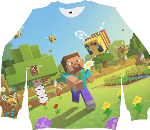 Women's Sweatshirt 3D - Minecraft 29 - Mfest