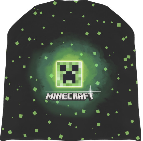 Шапка 3D - Minecraft logo - Mfest