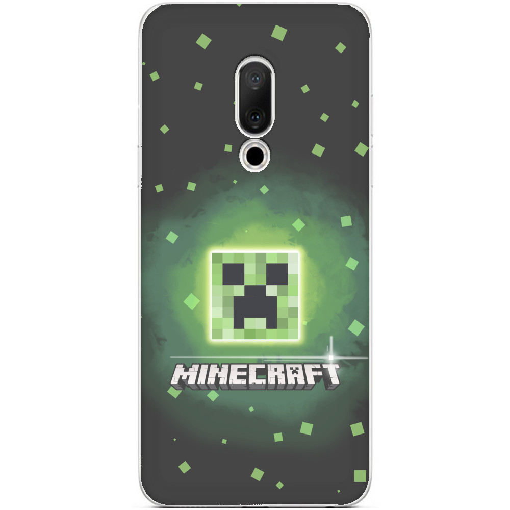 Чехол Meizu - Minecraft logo - Mfest