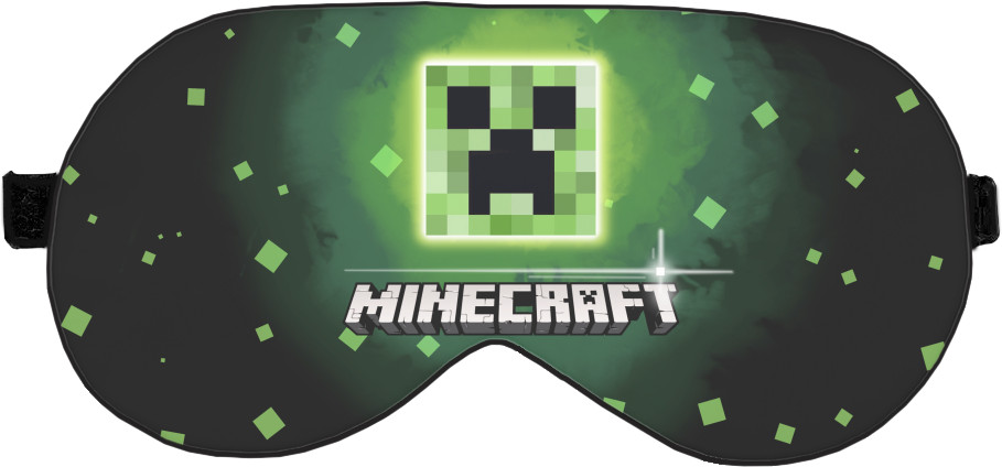 Sleep Mask 3D - minecraft logo - Mfest