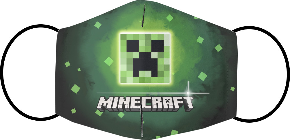 Face Mask - minecraft logo - Mfest