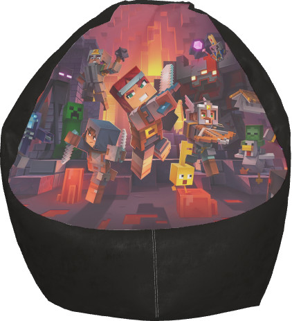 Bean Bag Chair - Minecraft Dungeons - Mfest