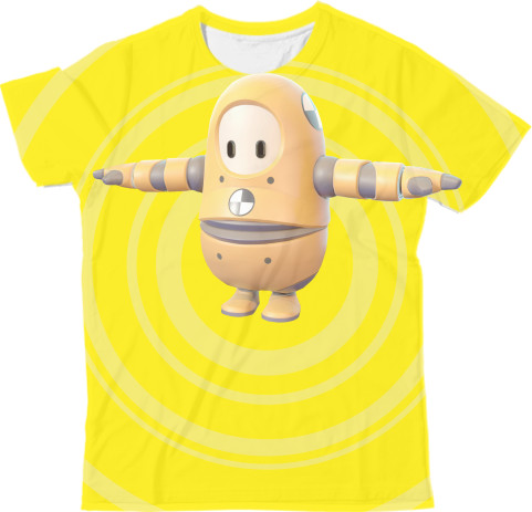 Man's T-shirt 3D - fall guys - Mfest