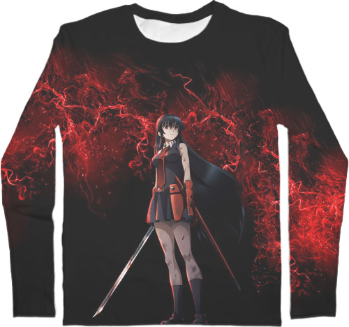 Kids' Longsleeve Shirt 3D - Akame ga Kill! 2 - Mfest