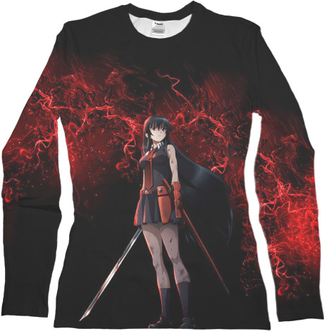 Women's Longsleeve Shirt 3D - Akame ga Kill! 2 - Mfest