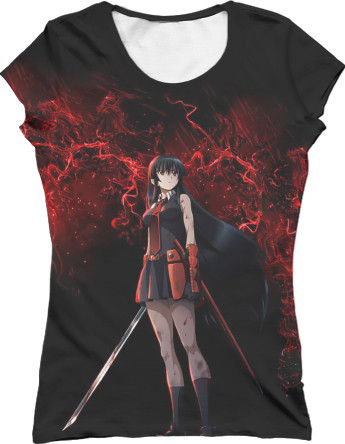 Women's T-Shirt 3D - Akame ga Kill! 2 - Mfest