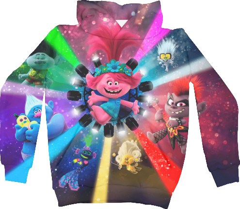 Unisex Hoodie 3D - Trolls World Tour 3 - Mfest