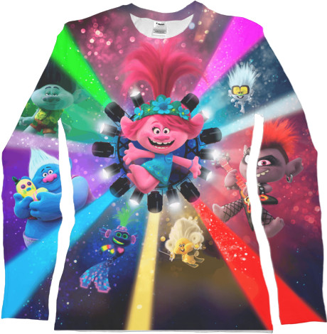 Women's Longsleeve Shirt 3D - Trolls World Tour 3 - Mfest