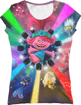 Women's T-Shirt 3D - Trolls World Tour 3 - Mfest