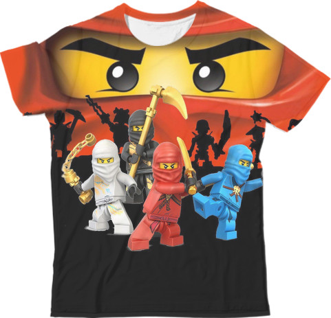 Футболка 3D Чоловіча - ninjago birthday - Mfest