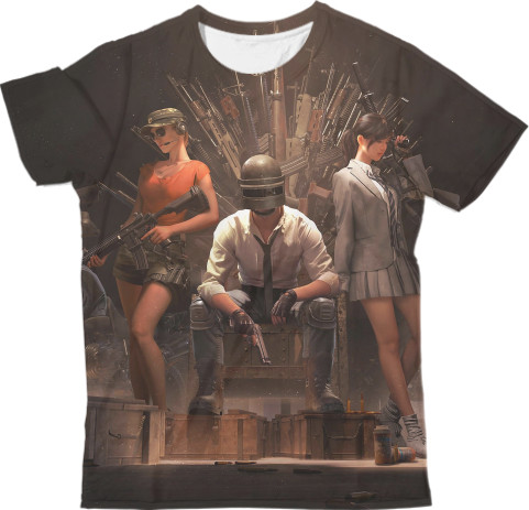 Man's T-shirt 3D - PUBG - Mfest