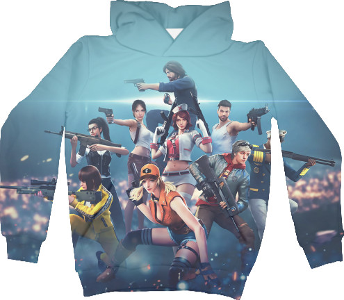 Unisex Hoodie 3D - Free Fire - Mfest