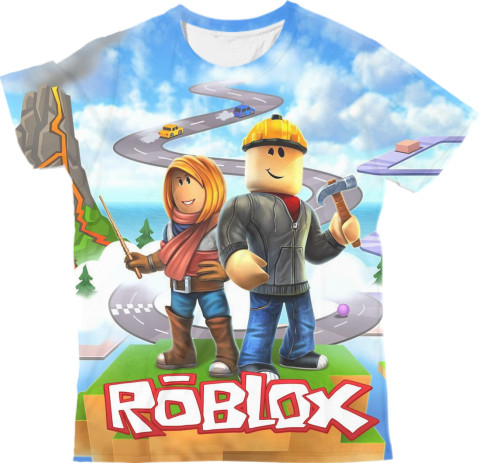 Футболка 3D Чоловіча - roblox - Mfest