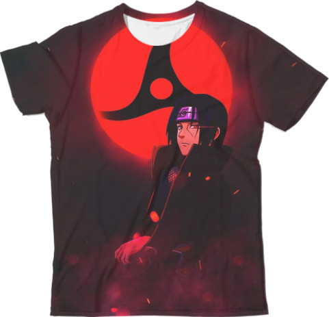 Man's T-shirt 3D - Uchiha Itachi 3 - Mfest