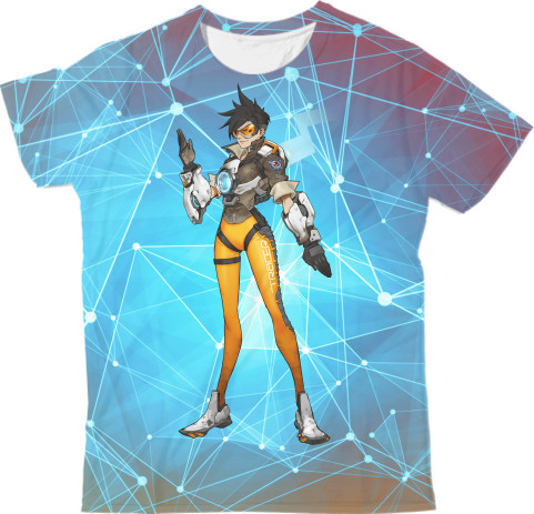 Футболка 3D Мужская - Tracer Overwatch - Mfest