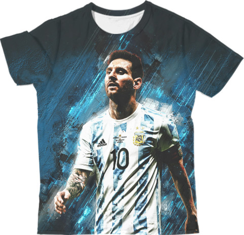 Man's T-shirt 3D - Lionel Messi - Mfest