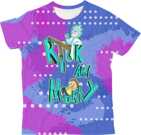 Man's T-shirt 3D - Rick and Morty 10 - Mfest