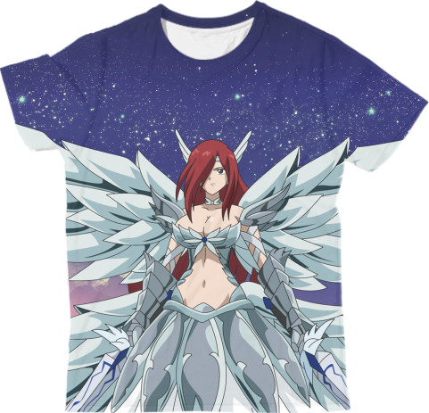 Man's T-shirt 3D - Erza Scarlet - Mfest