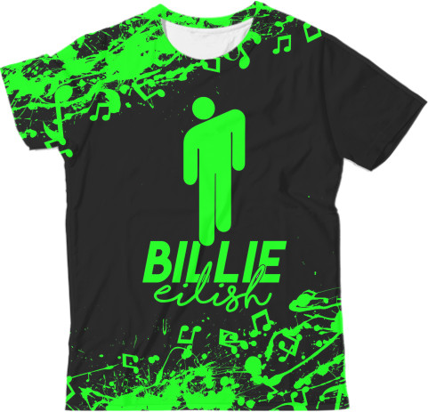 Man's T-shirt 3D - Billie Eilish (9) - Mfest