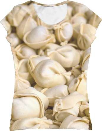 Women's T-Shirt 3D - Pelmeni - Mfest