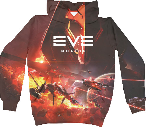 Unisex Hoodie 3D - EVE Online Triglavian Invasion - Mfest