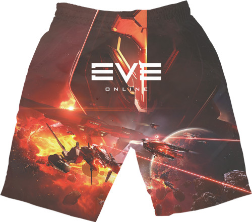 Kids' Shorts 3D - EVE Online Triglavian Invasion - Mfest