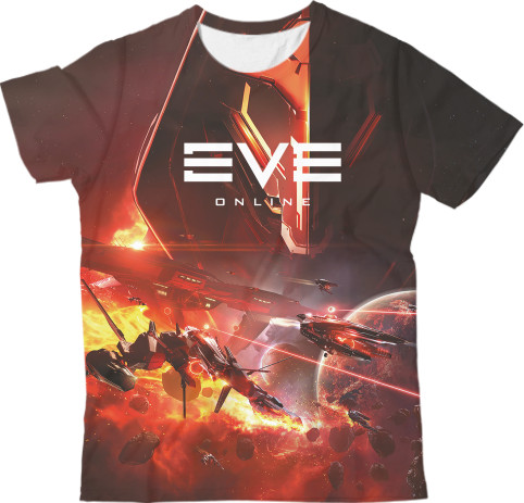 Kids' T-Shirt 3D - EVE Online Triglavian Invasion - Mfest