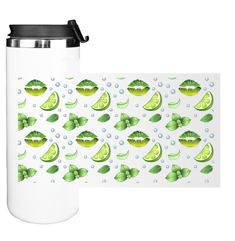 Water Bottle on Tumbler - Cold Mojito - Mfest