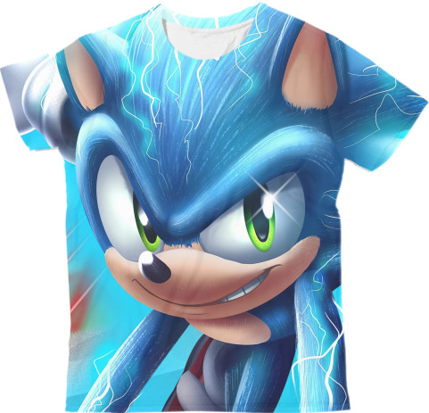 Man's T-shirt 3D - Sonic the Hedgehog 2 - Mfest