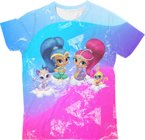 Man's T-shirt 3D - Shimmer and Shine 1 - Mfest