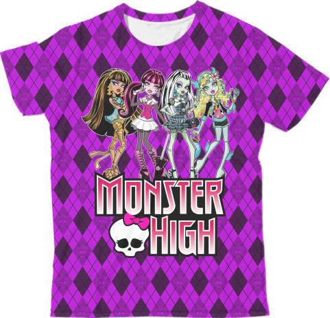 Футболка 3D Чоловіча - Monster High (8) - Mfest