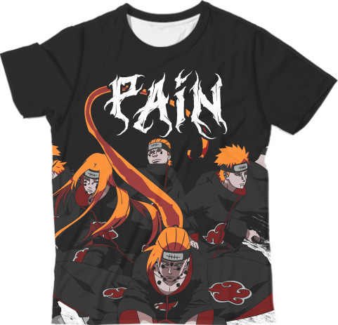 Man's T-shirt 3D - PAIN (2) - Mfest