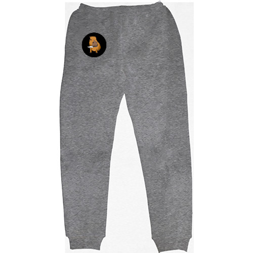 Men's Sweatpants - Capybara with pressure - Mfest