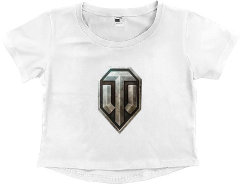 Women's Cropped Premium T-Shirt - World of Tanks - Mfest