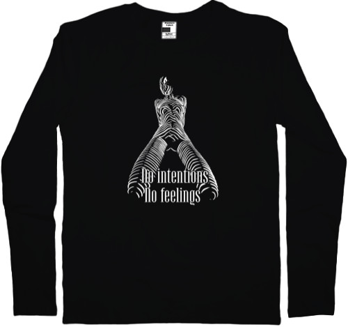 Kids' Longsleeve Shirt - No intentions, no feelings - Mfest