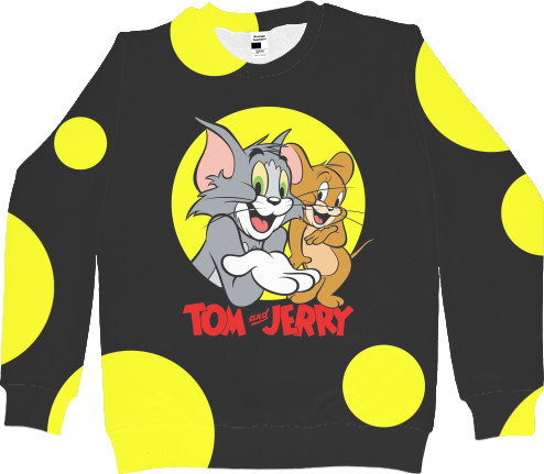 Women's Sweatshirt 3D - Tom and Jerry - Mfest