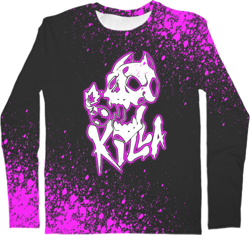 Kids' Longsleeve Shirt 3D - KILLA - Mfest