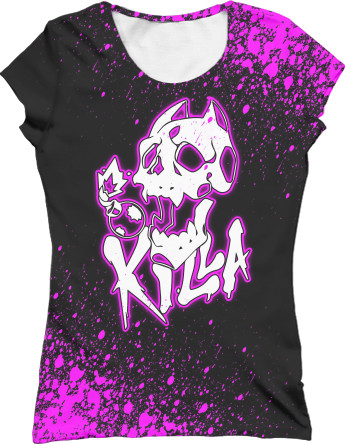 Women's T-Shirt 3D - KILLA - Mfest