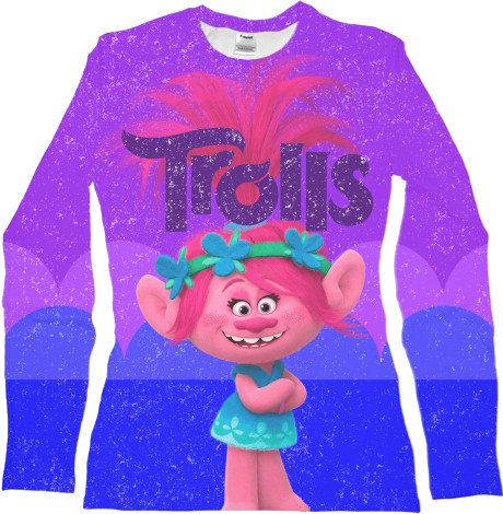 Women's Longsleeve Shirt 3D - Trolls (5) - Mfest